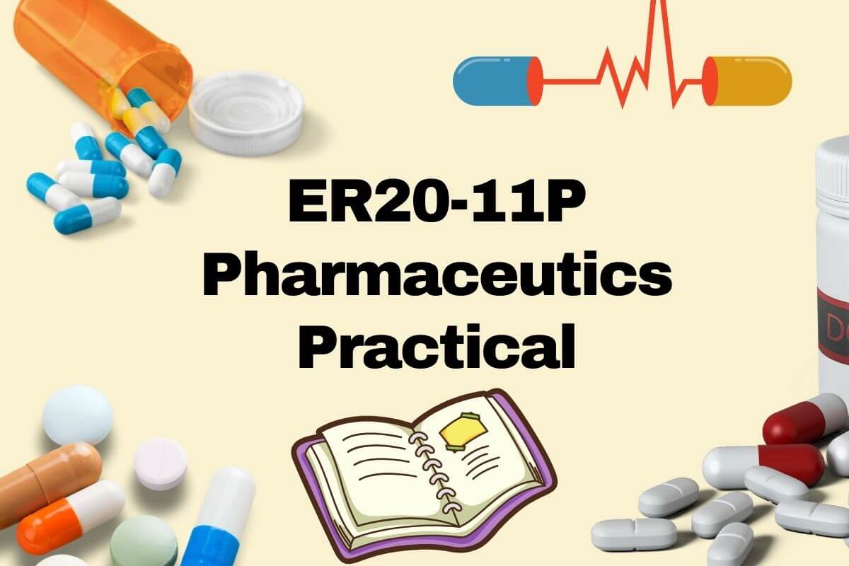 Pharmaceutics Practical, Lab Manual, Journal